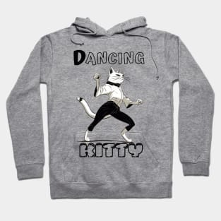 Alone Cute Dancing Kitty Hoodie